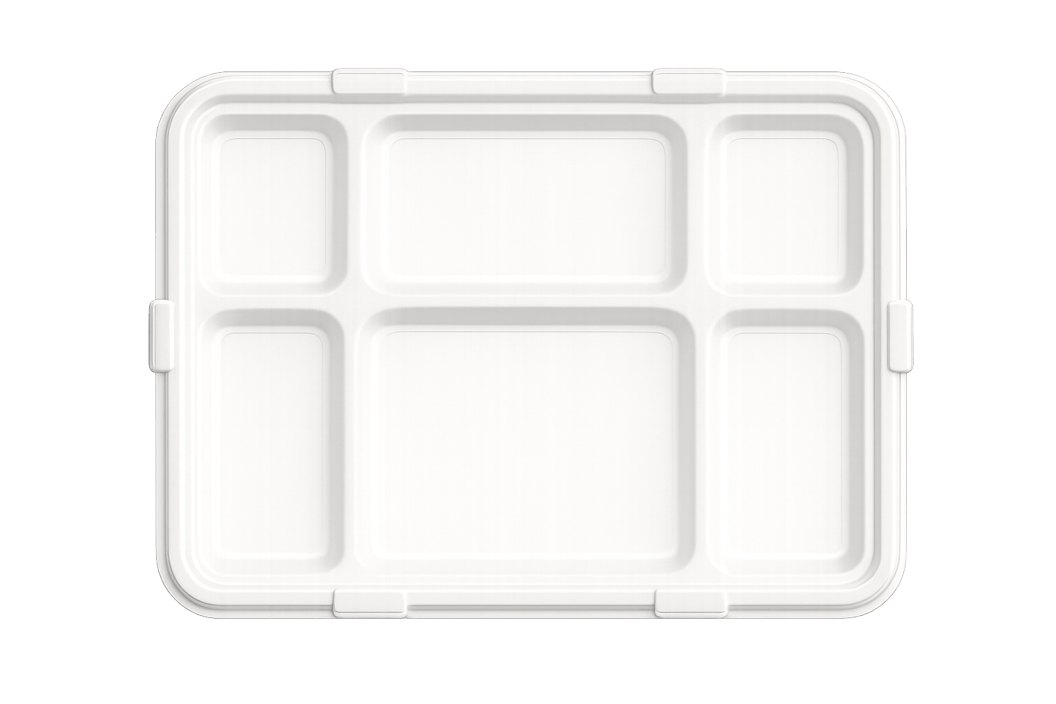 6 CP Bagasse Meal Tray Image