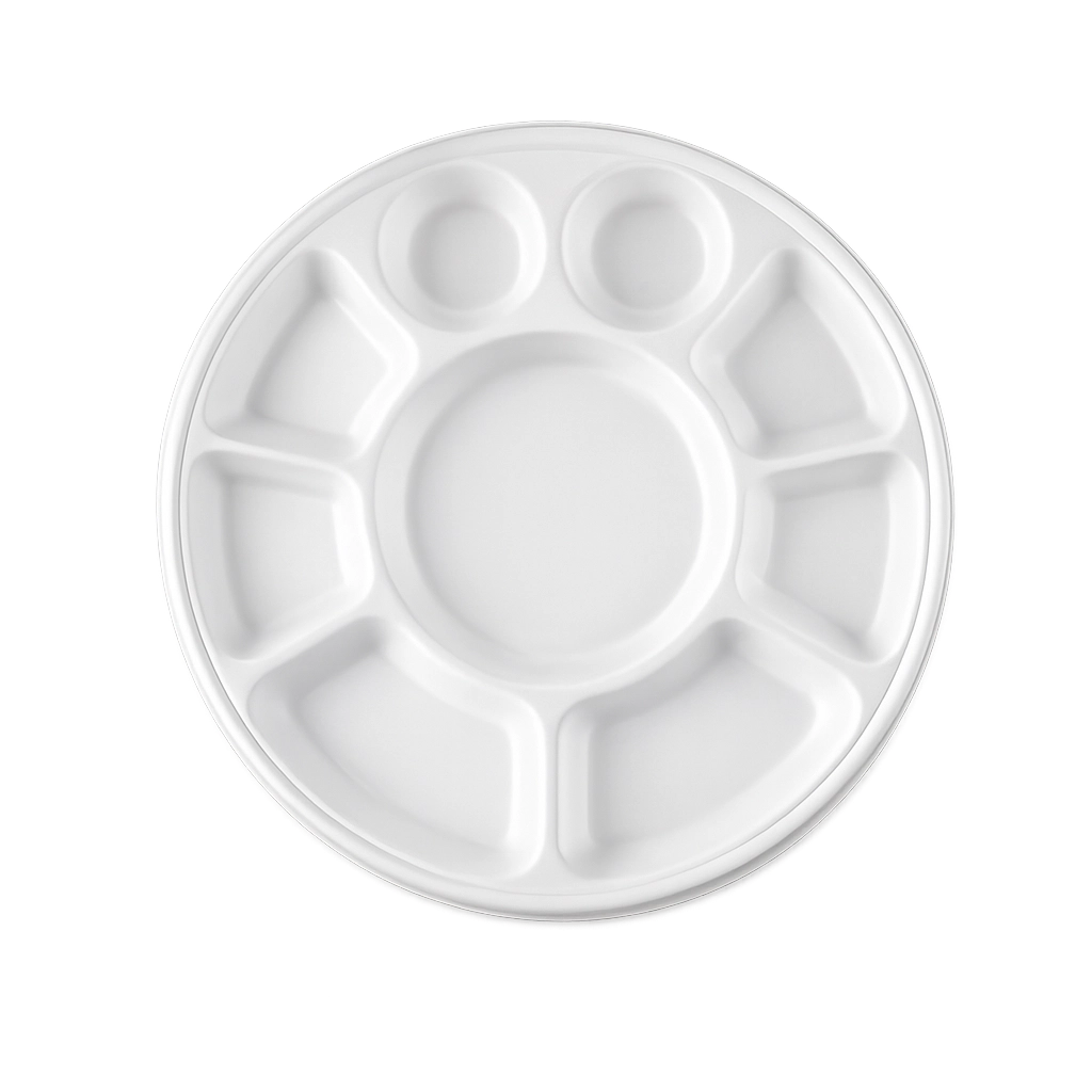 9 CP Bagasse Meal Tray Image