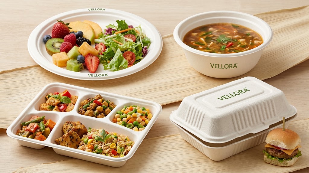 Food packaging products made from sugarcane bagasse fibre